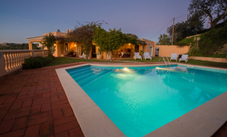 Sundown at luz do sol accessible pool, accessible garden, accessible villa